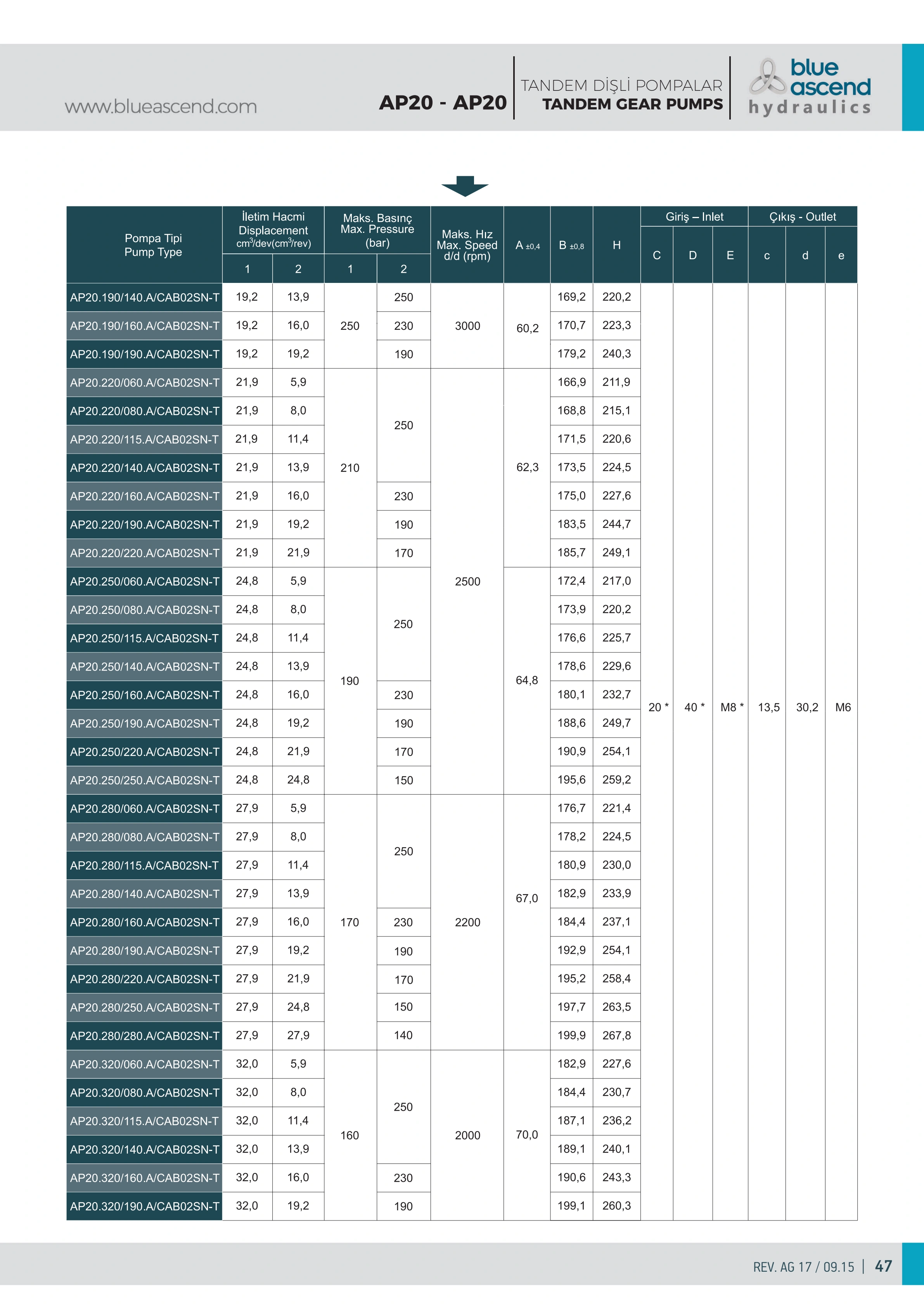 Исходный технический лист для AP20.220/190.AAB02SN-T — строка исполнения и чертёж
