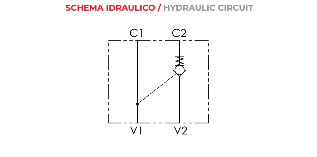 Гидравлическая схема VRSE — Oleoweb CAT24EI00.02 — PDF, с. 72; печатная с. 47.