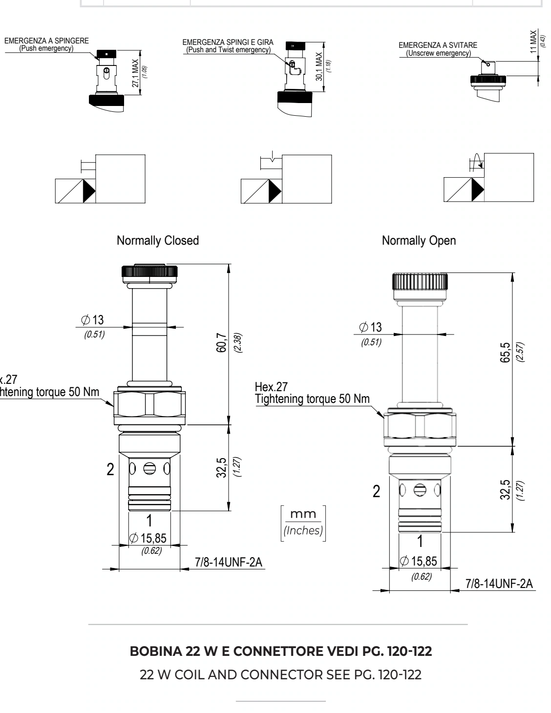 Габариты и присоединительные размеры EC102 — Oleoweb CAT24EI00.02 — PDF, с. 136; печатная с. 111.