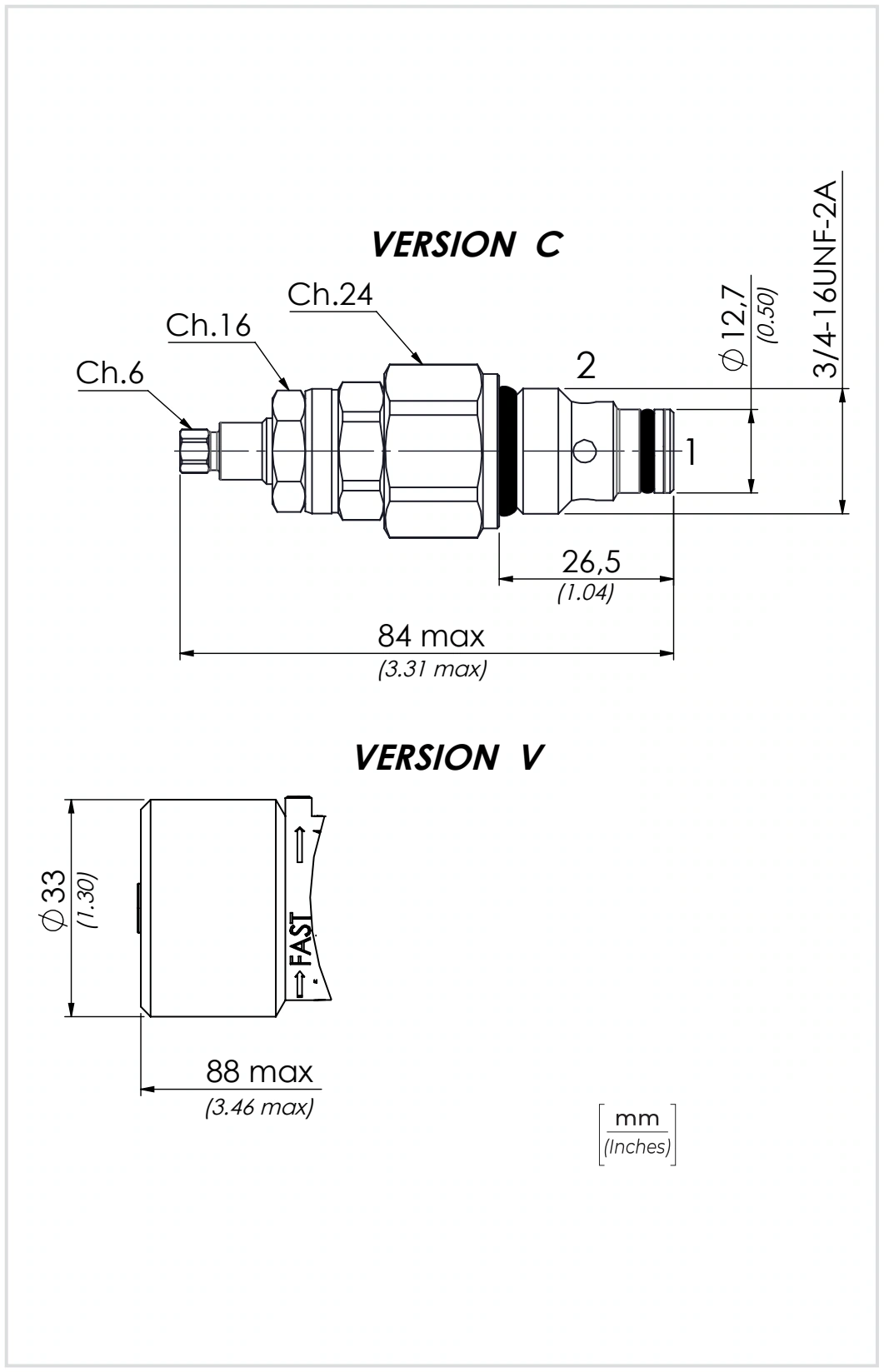 Габариты и присоединительные размеры VRF6 — Oleoweb CAT24EI00.02 — PDF, с. 165; печатная с. 140.