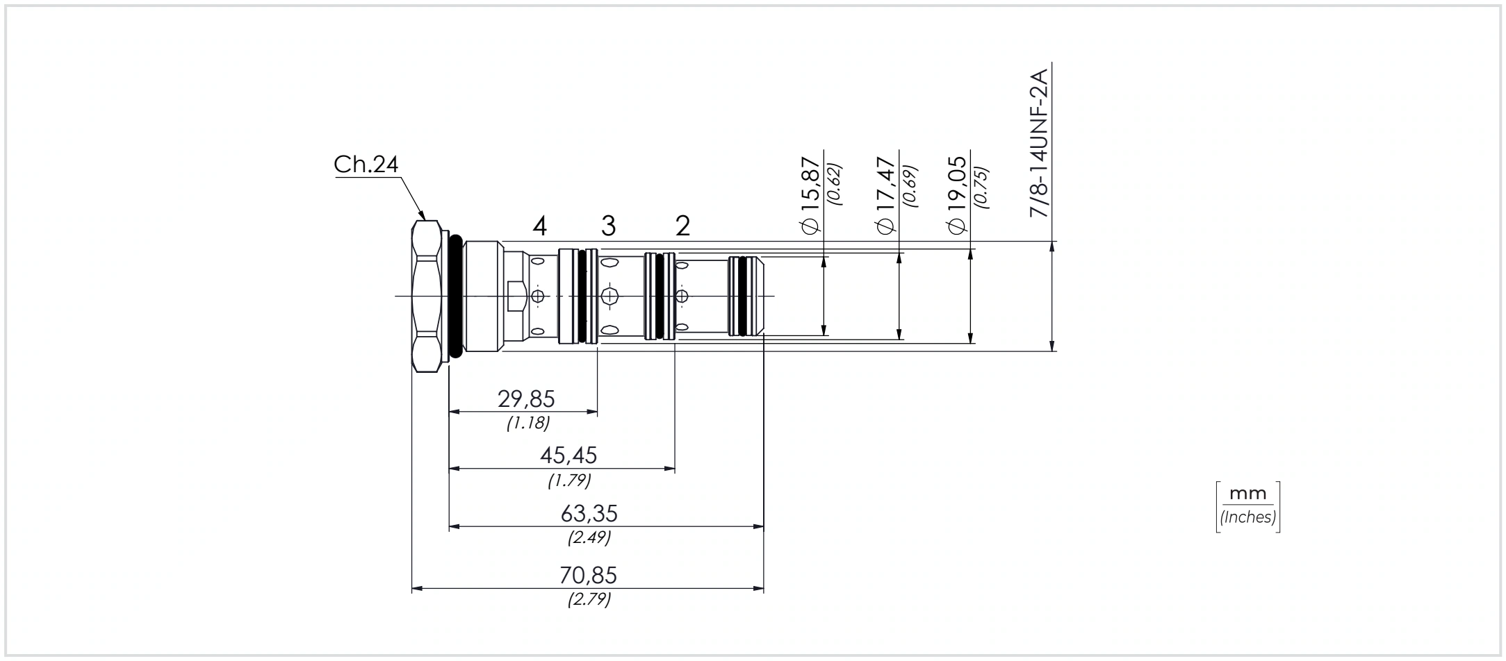 Габариты и присоединительные размеры VDRF10 — Oleoweb CAT24EI00.02 — PDF, с. 166; печатная с. 141.