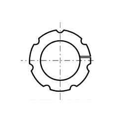Стопорное кольцо RR Retaining Ring для поршневого уплотнения